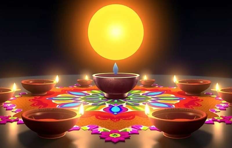 Clove Conquerors Rivalry Diwali Celebration Clove Conquerors Rivalry Diwali event showing virtual trading ports decorated with diyas and rangoli